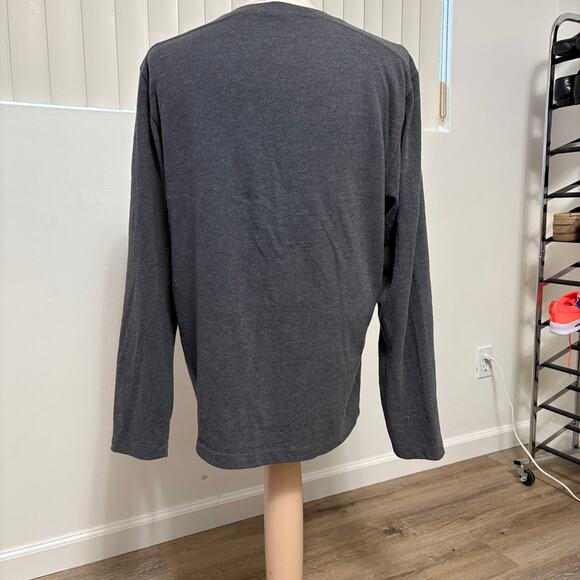 New! Old Navy Men’s Gray Long-sleeve Pullover Sweatshirt Large - Picture 3 of 5